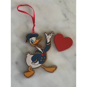 Vintage Wooden Disney Donald Duck Ornament